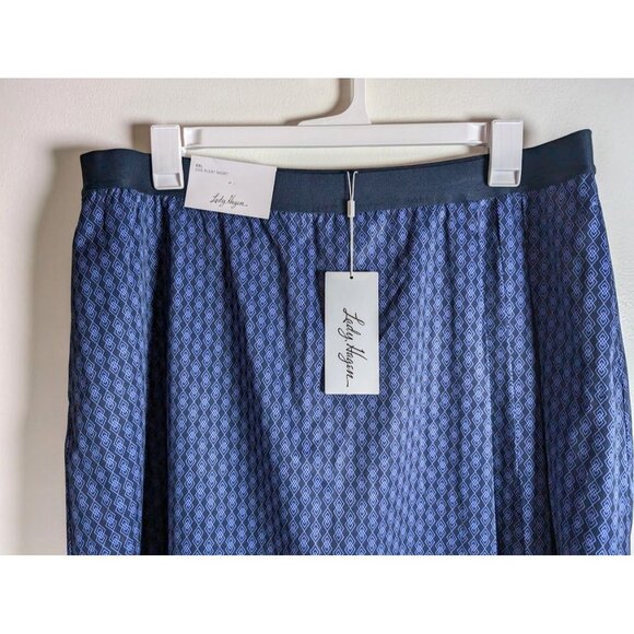 Lady Hagen Side Pleat Skort Women's Size XXL Argyle Golf Sports Walter NEW - Picture 3 of 9